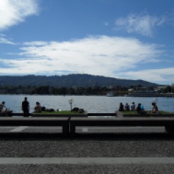 Au bord du lac de Zurich